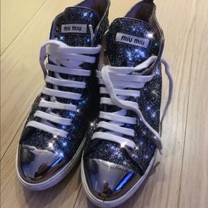 Pair of authentic Miu Miu sneakers
